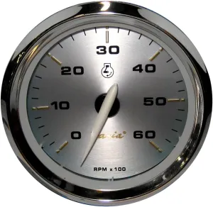 1 - Faria Kronos 4" Tachometer - 6,000 RPM (Gas - Inboard & I/O)