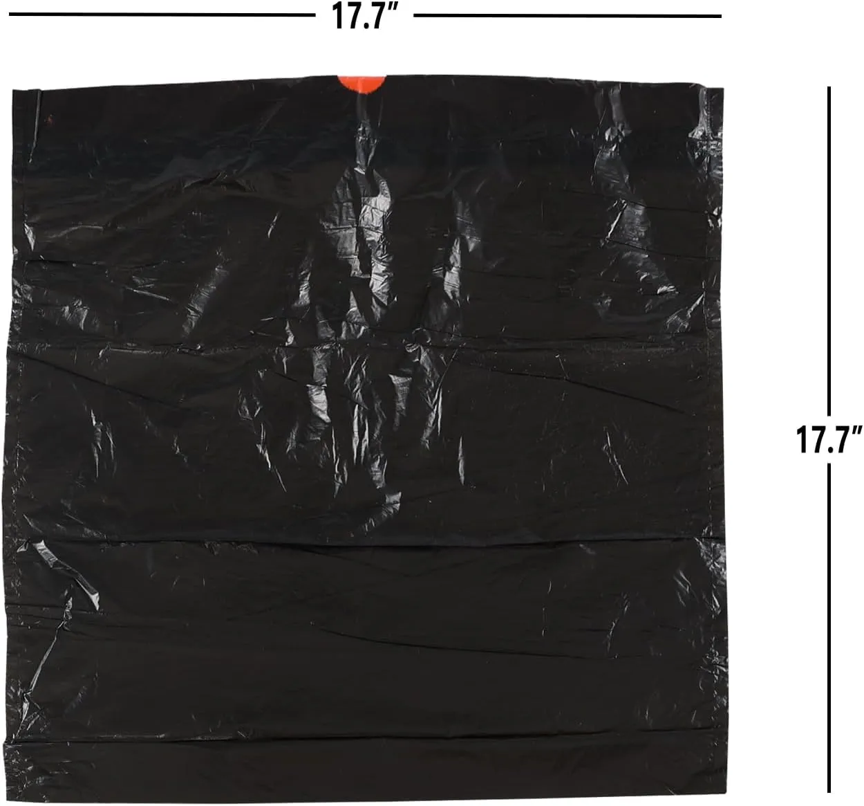 1.2 Gallon Black Garbage Bags, Small Drawstring Trash Bags, 3 Rolls/110 Counts