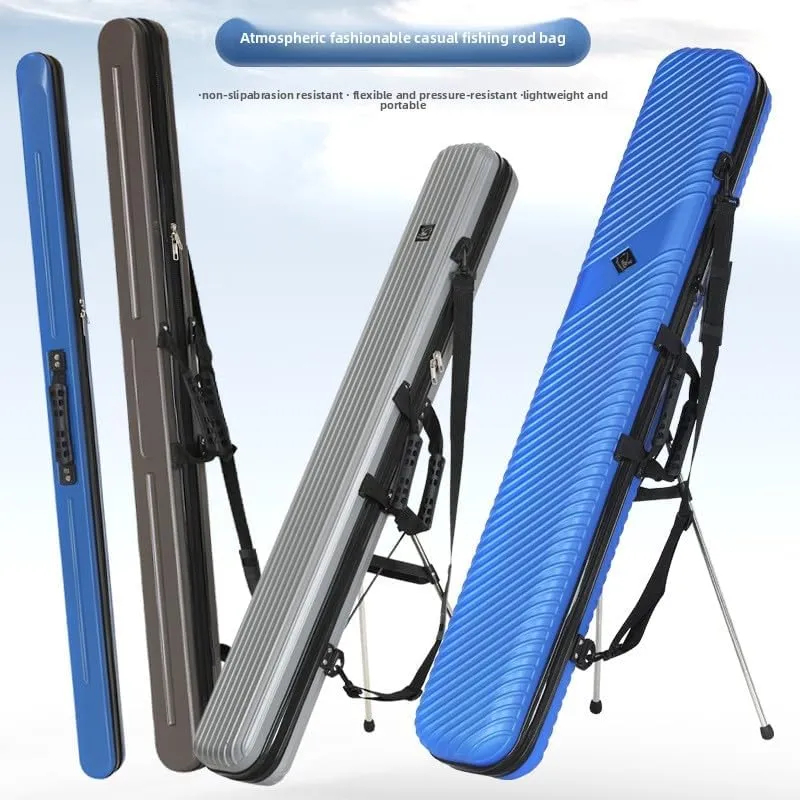1.25M Fishing Bag Hard Shell Waterproof Rod Wear-Resistant Large-Capacity Gear Sea
