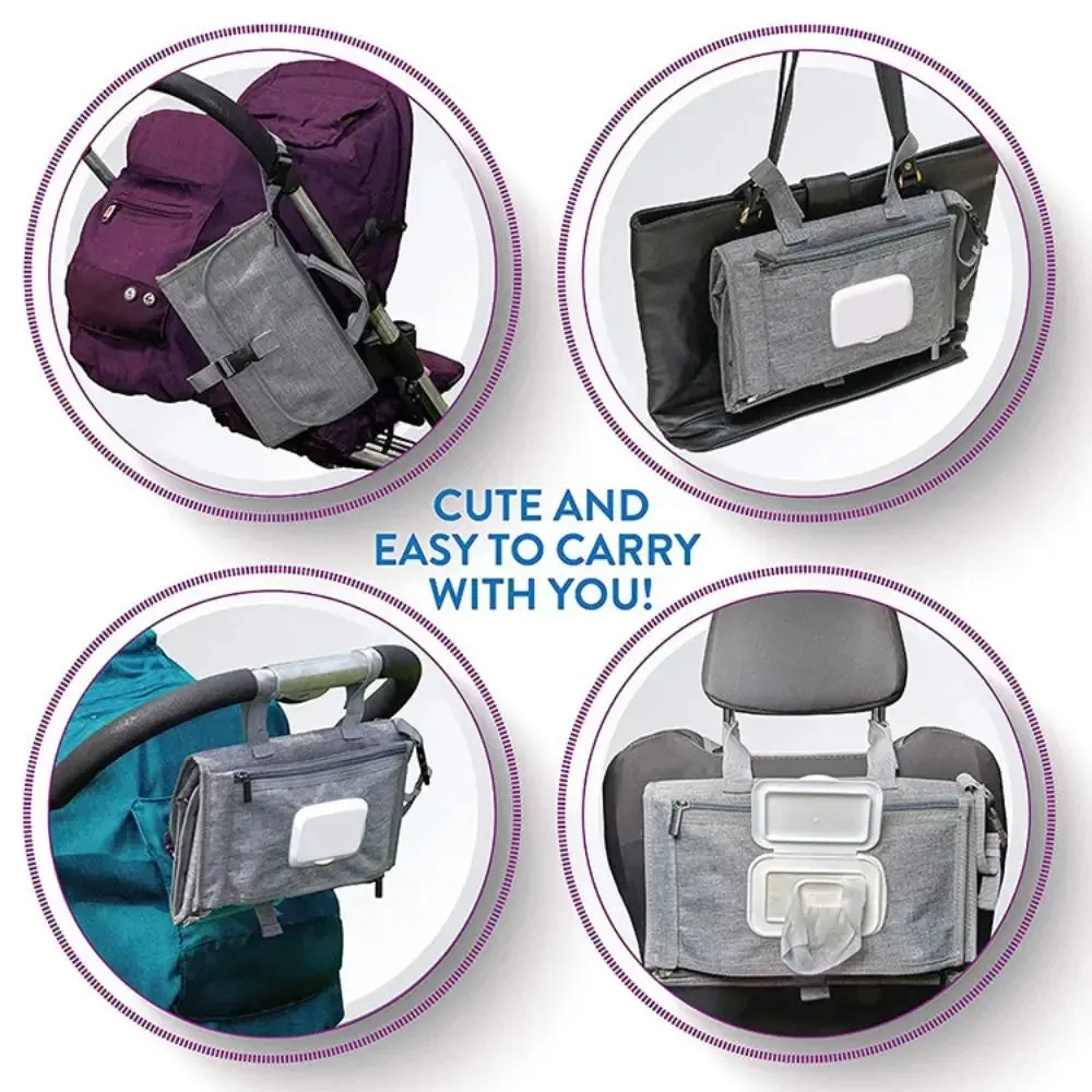 2 in 1 Portable Diaper Changing Pad