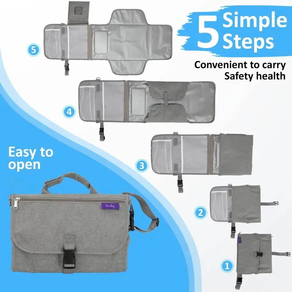2 in 1 Portable Diaper Changing Pad