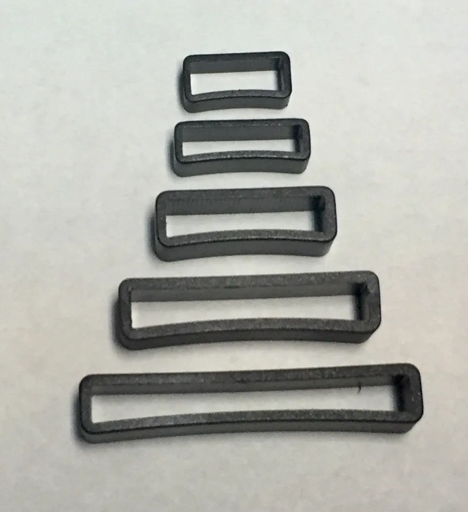 2 Inch Black Keepers - 2" Plastic Loops