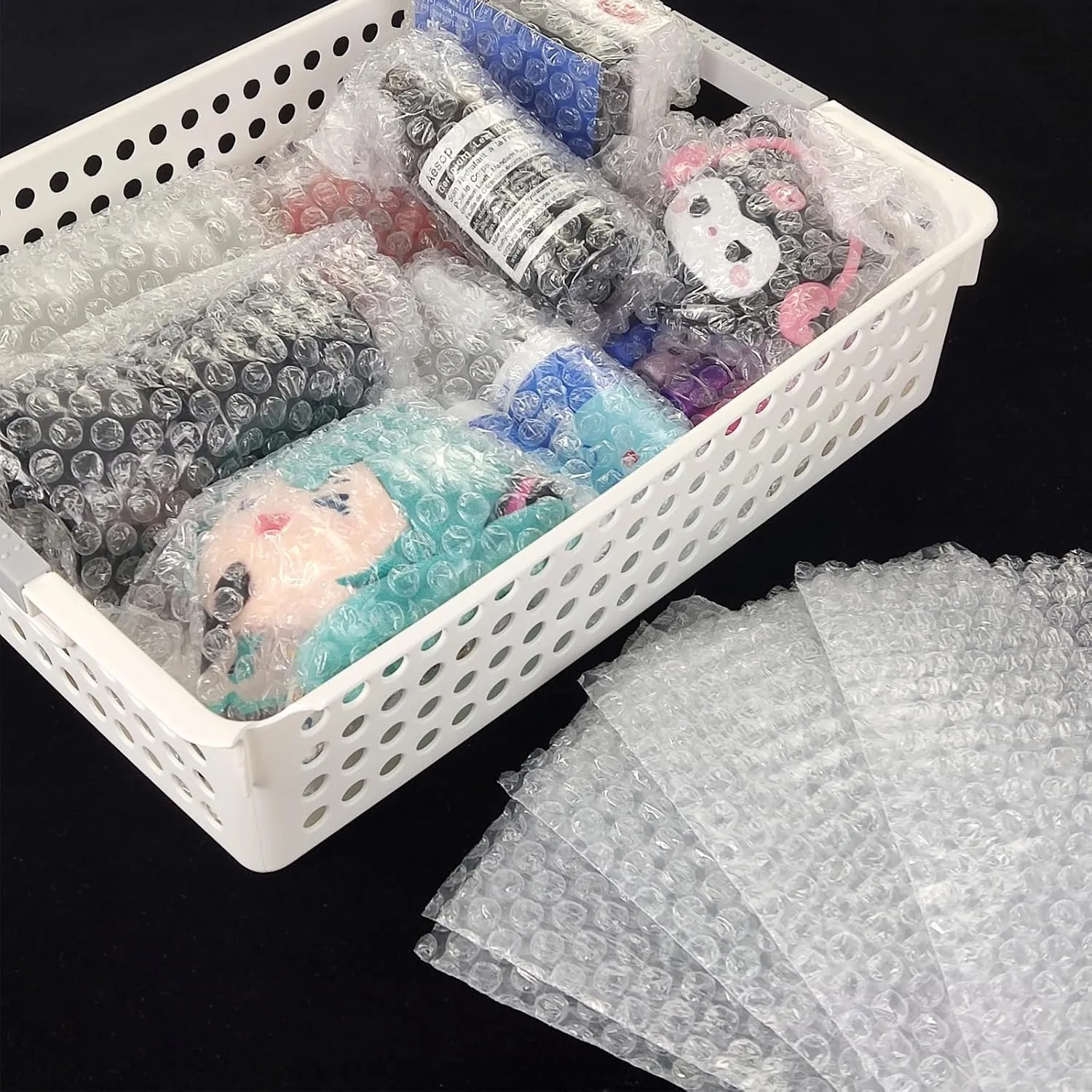 200 Pcs Bubble Wrap Pouches, 4 x 6 in Clear Bubble Wrap Bags Packing Materials for Fragile Items Wrap Sleeves for Packing Shipping