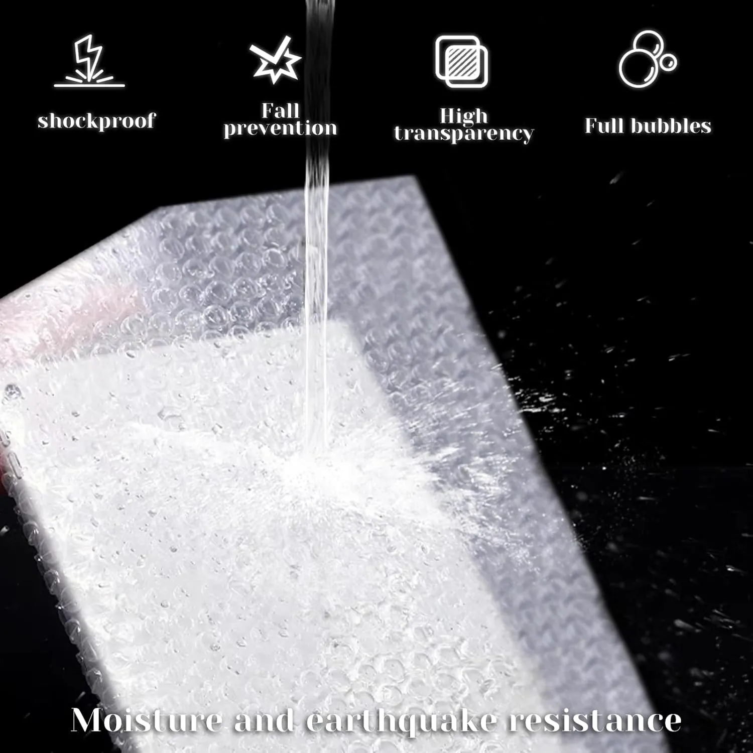 200 Pcs Bubble Wrap Pouches, 4 x 6 in Clear Bubble Wrap Bags Packing Materials for Fragile Items Wrap Sleeves for Packing Shipping