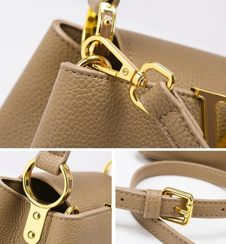 2025 Women's Elegant Bucket Bag, Versatile Top Handle Crossbody Purse, Chic Work & Commute Shoulder Tote