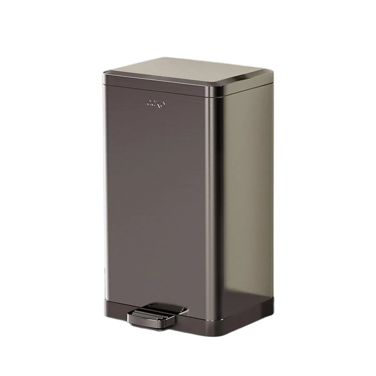 20L Rubbish Bin Foot Operated Household Trash Can with Lid Large Capacity