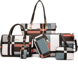 2E-youth Designer Purses and Handbags for Women Satchel Shoulder Bag Tote Top Handle Bag