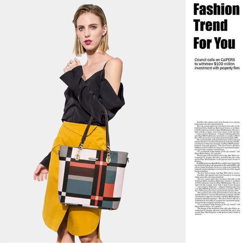 2E-youth Designer Purses and Handbags for Women Satchel Shoulder Bag Tote Top Handle Bag