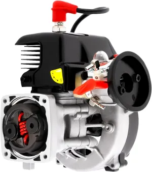 30.5cc 4 Bolt Rovan Motor Engine 2 Stroke Air-Cooled/Easy to Start Vehicle Parts Combustion Engines Parts Complete Engines Recoil Handle Fits HPI Baja 5b 5T King LOSI FG GoPed