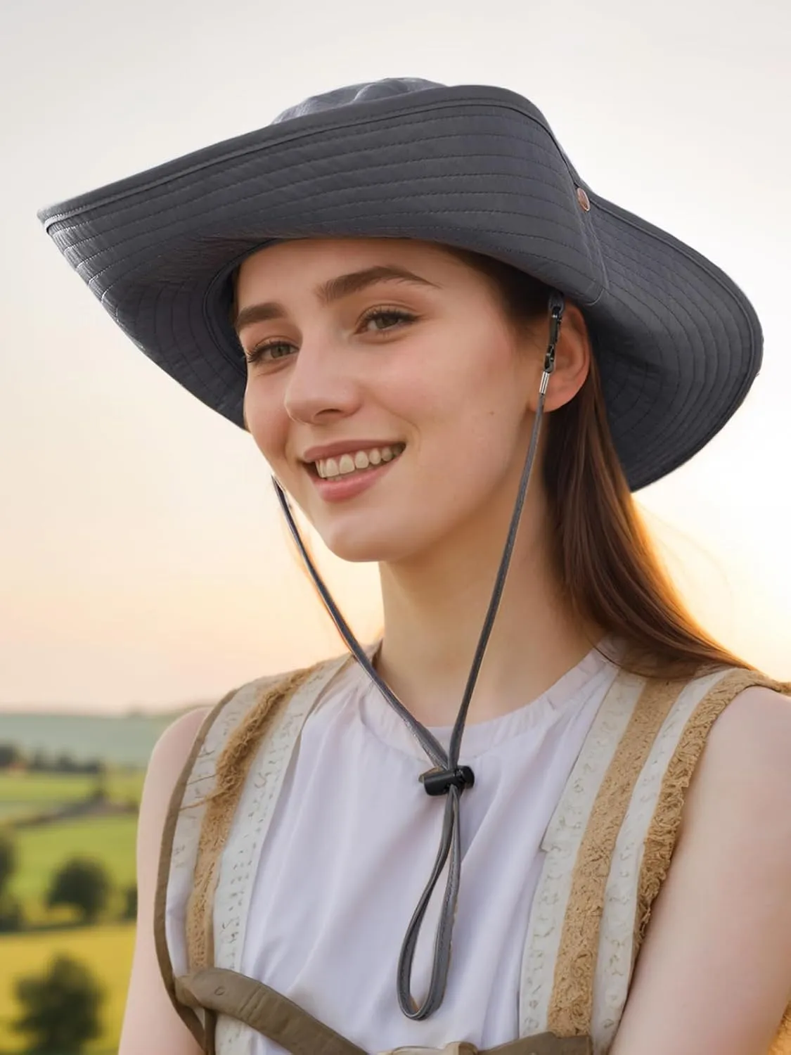 361° Sun Hats for Women Men UV Protection Summer Hat Wide Brim Packable UPF50 Cowboy Hat Hiking Fishing Hats Unisex