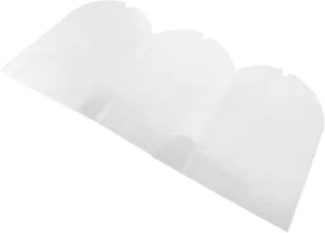 3Pcs Clear Doll Display Covers Figure Storage Bags High Clarity for Collectible Dolls Easy to Clean Rainproof Jacket