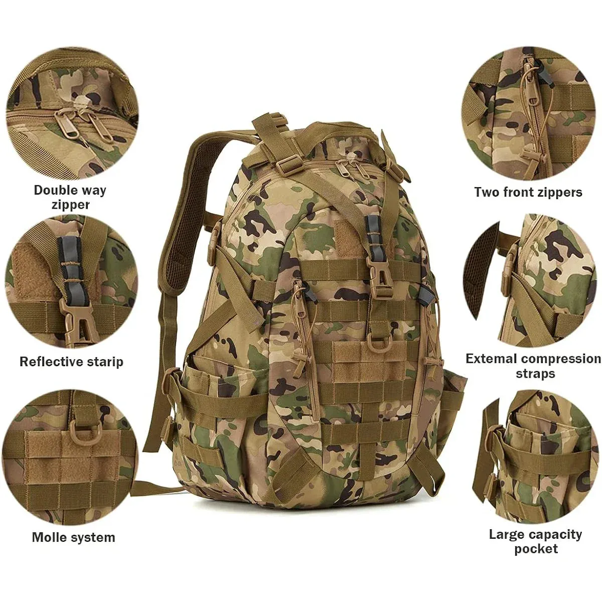 40L Military Tactical Backpacks