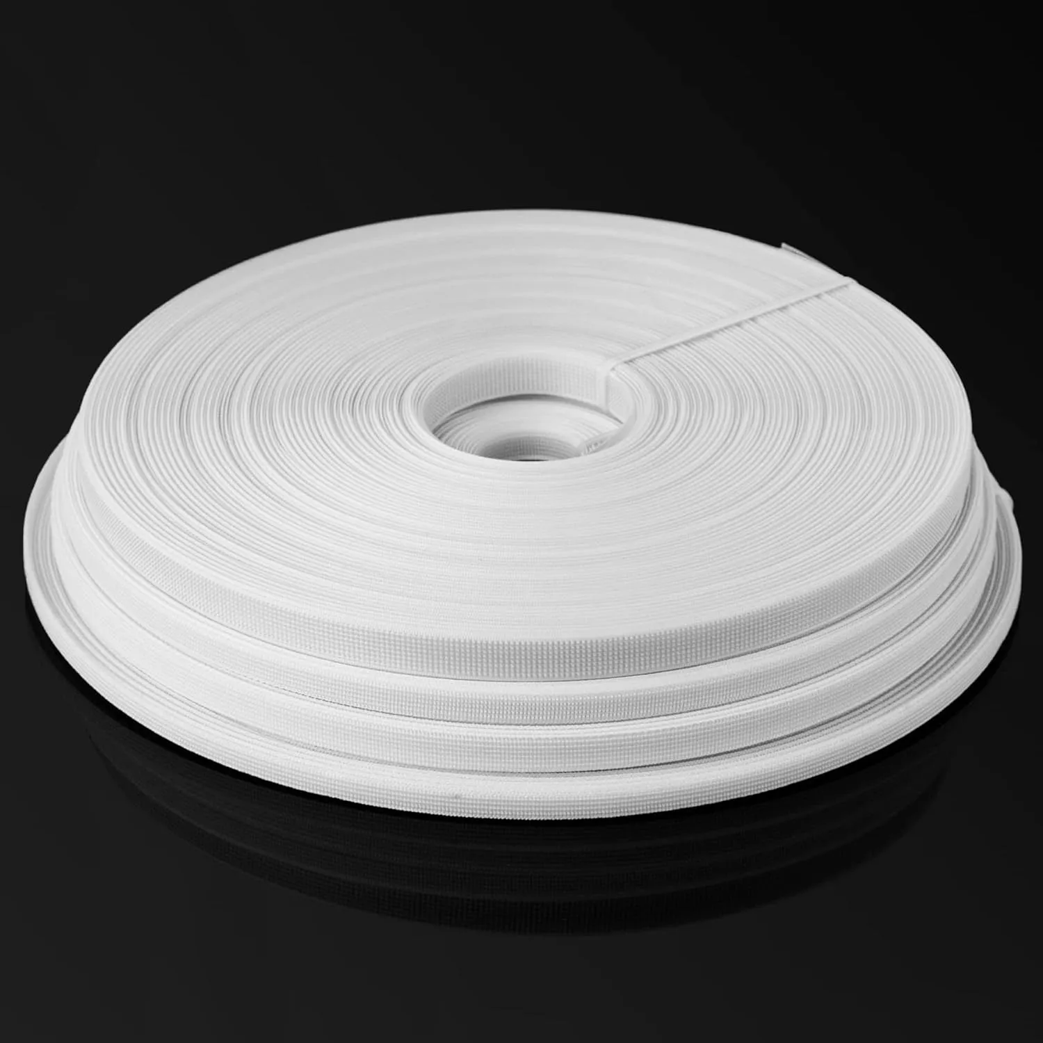 50 Yards High Density Polyester Boning for Sewing,Sew-Through Plastic Sewing Corset Boning for Wedding Party Bridal Gowns Dress(White,8mm)