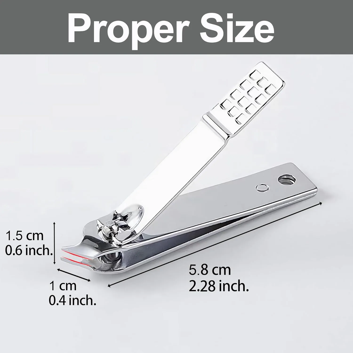 60-Pack Slanted Edge Nail Clippers Bulk, Angled Nail Clipper Pack Cuticle Cutter Individually Wrapped, Fingernail Clippers Slanted for Women Men Seniors Homeless (Silver)
