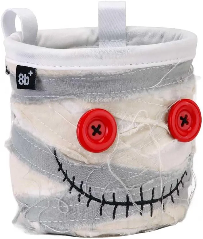 8BPLUS Chalk Bag for Climbing, Bouldering, Belt and Giftbox Included - Wide Opening - Brush Holders, for Left & Right Handers