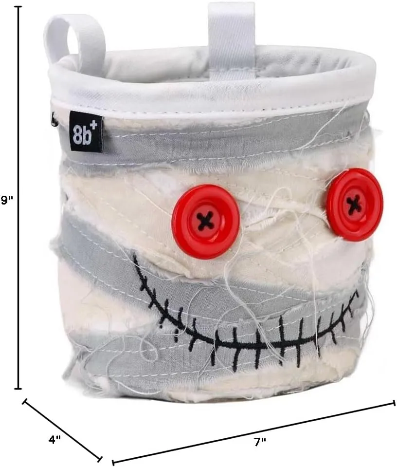 8BPLUS Chalk Bag for Climbing, Bouldering, Belt and Giftbox Included - Wide Opening - Brush Holders, for Left & Right Handers