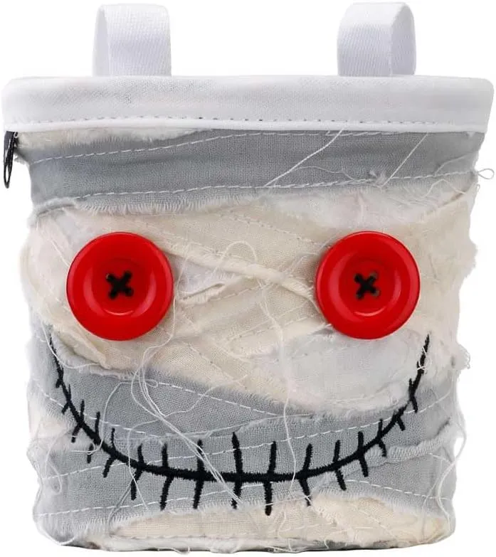 8BPLUS Chalk Bag for Climbing, Bouldering, Belt and Giftbox Included - Wide Opening - Brush Holders, for Left & Right Handers