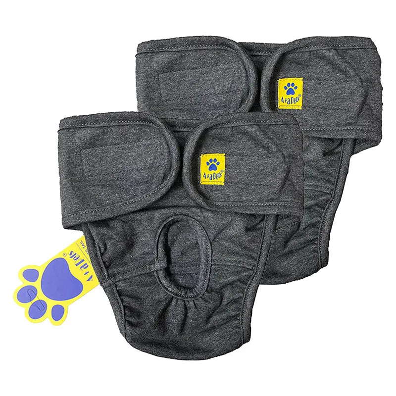 A a Pets' Cotton Reusable Diaper for Female Dogs
