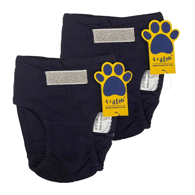 A a Pets' Cotton Reusable Diaper for Female Dogs