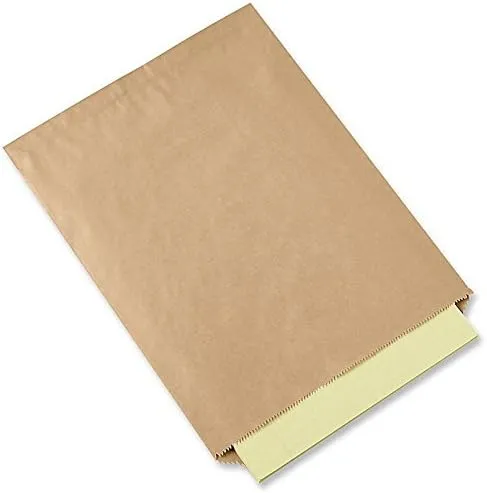 A1 Bakery Supplies ® Premium Quality Kraft Paper Bags Flat Merchandise Bags A 100 Pack (10 in X 13 in)