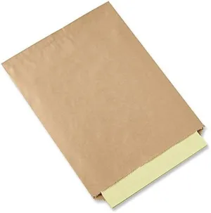 A1 Bakery Supplies ® Premium Quality Kraft Paper Bags Flat Merchandise Bags A 100 Pack (10 in X 13 in)