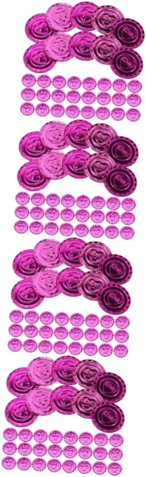 ABOOFAN 400pcs Plastic Pirate Theme Treasure Props for Valentine's Day Party Decorations Fun Toys for Pirate Theme Events for Treasure Boxes and Centerpieces