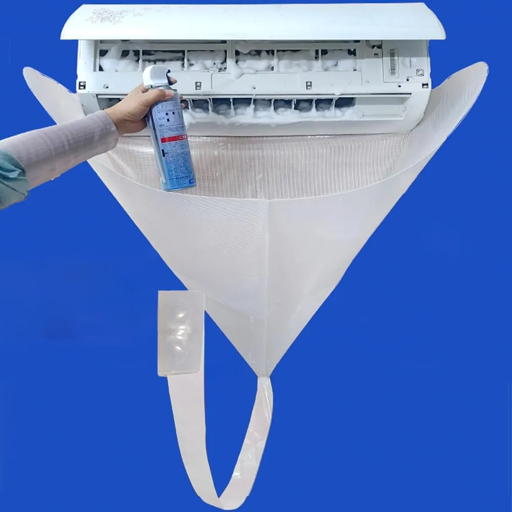 Ac Cleaning Kit, Air Conditioner Cleaning Kit, Ac Cleaning Bag, HVAC Cleaning Kit, Ac Cleaning Cover Bag, Large Size, Integrated Design for Easy Cleaning