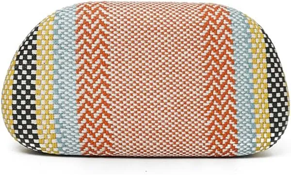 Acrylic Clutch Purse for Women Classic Round Acrylic Evening Handbag Vintage Metal Handlebars Bag for Wedding Party Prom