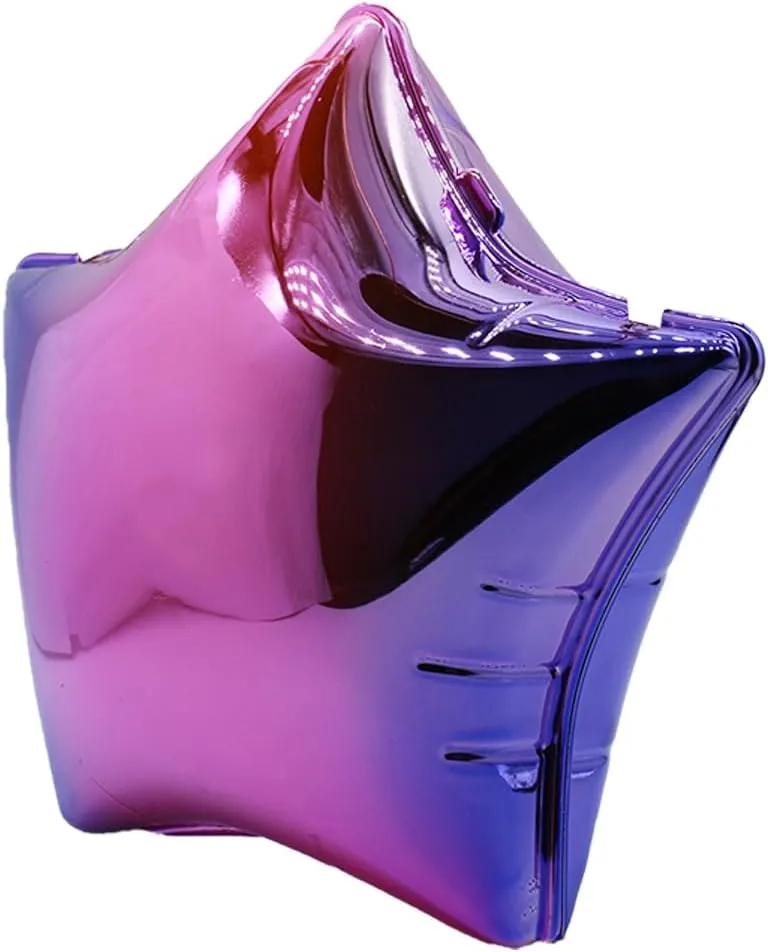 Acrylic Clutch Purse for Women Novelty Star Shaped Handbags Unique Purse for Party Cocktail Shoulder Bag