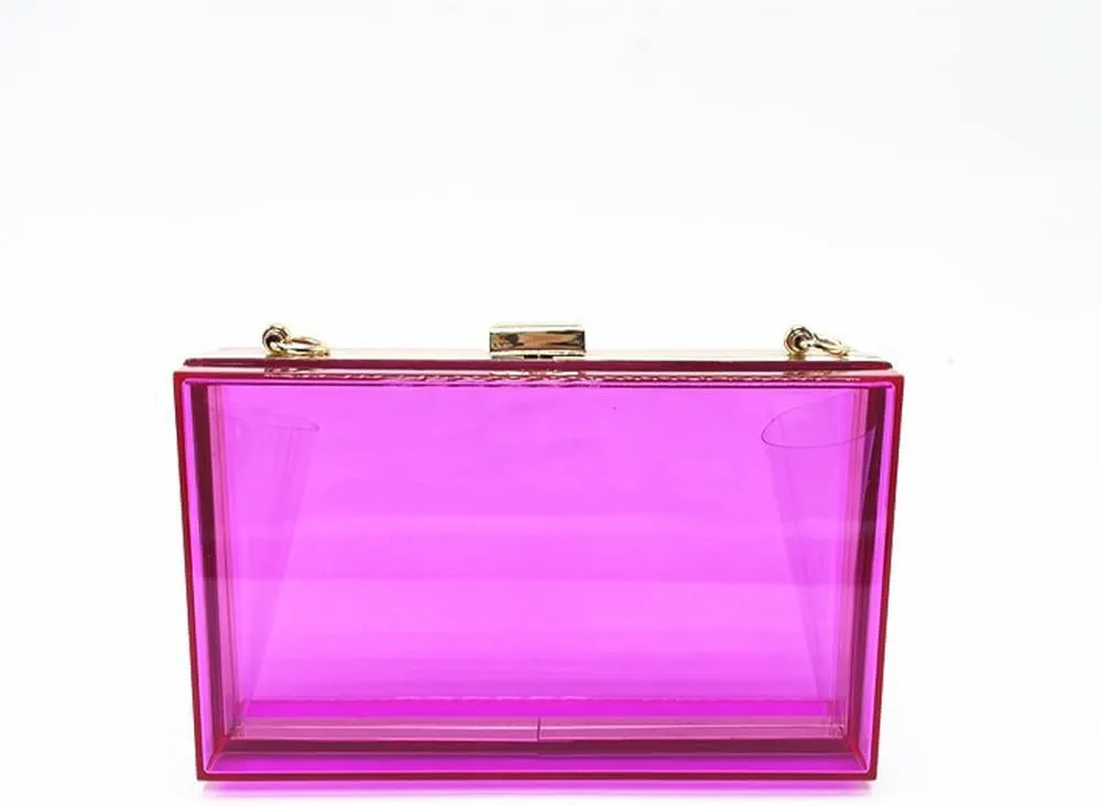 Acrylic Purses and Handbags for Women Clear Clutch Banquet Evening Crossbody Handbag Clutch Bags for Women Banquet