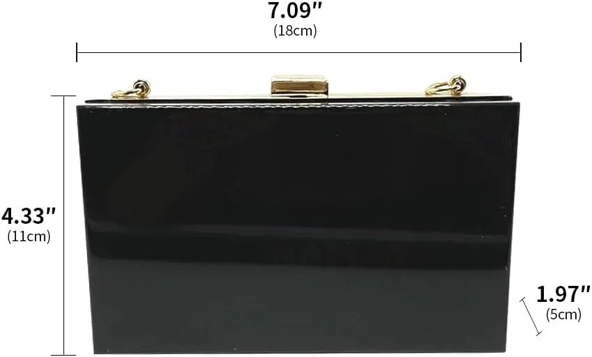 Acrylic Purses and Handbags for Women Clear Clutch Banquet Evening Crossbody Handbag Clutch Bags for Women Banquet