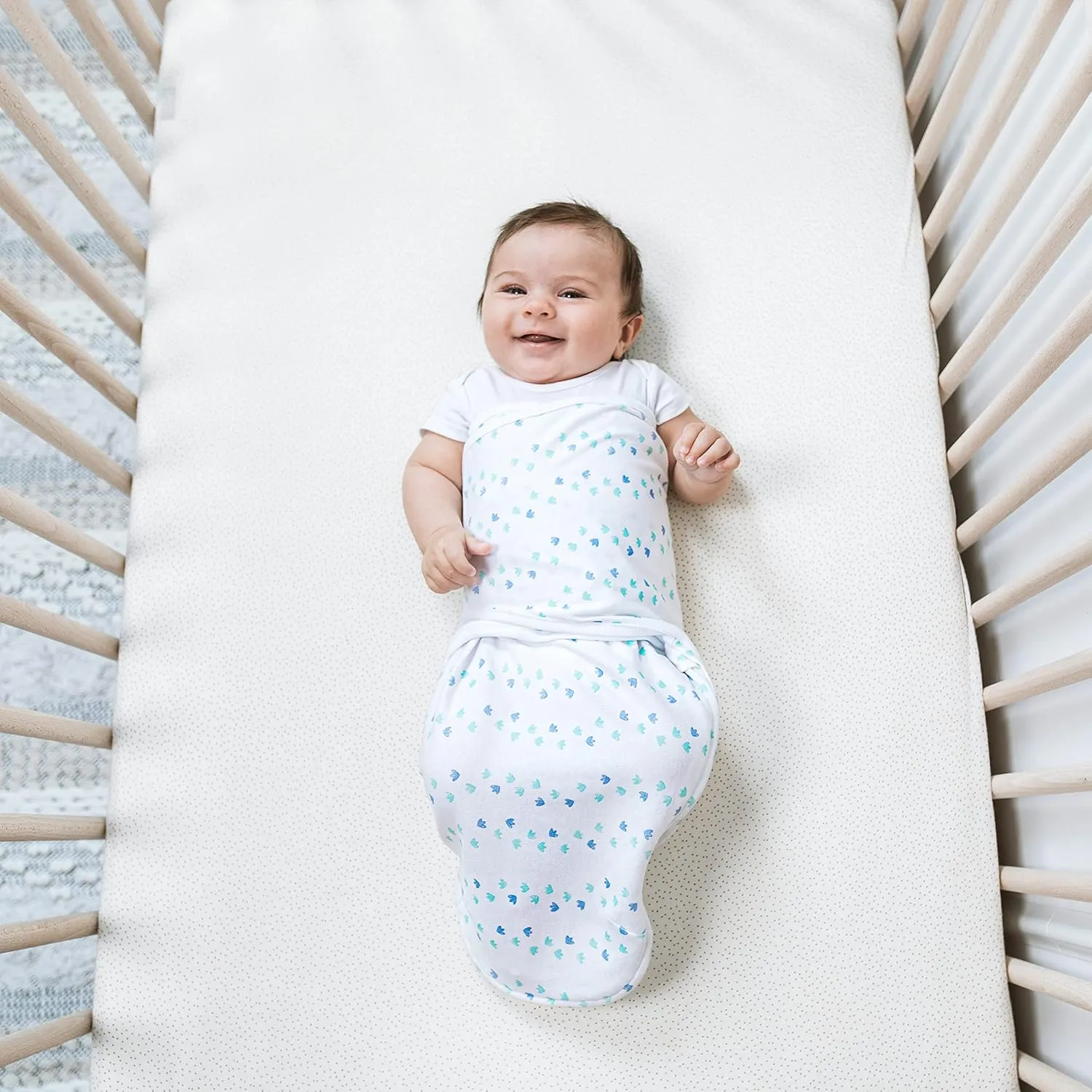 aden   anais Essentials Easy Swaddle Wrap Quick Change with Bottom Zipper, Snug Cotton Knit Baby Wrap Swaddle Blanket for Newborns, TOG 1.0, 3-Pack, Disney Princess, 0-3 Months, Small/Medium