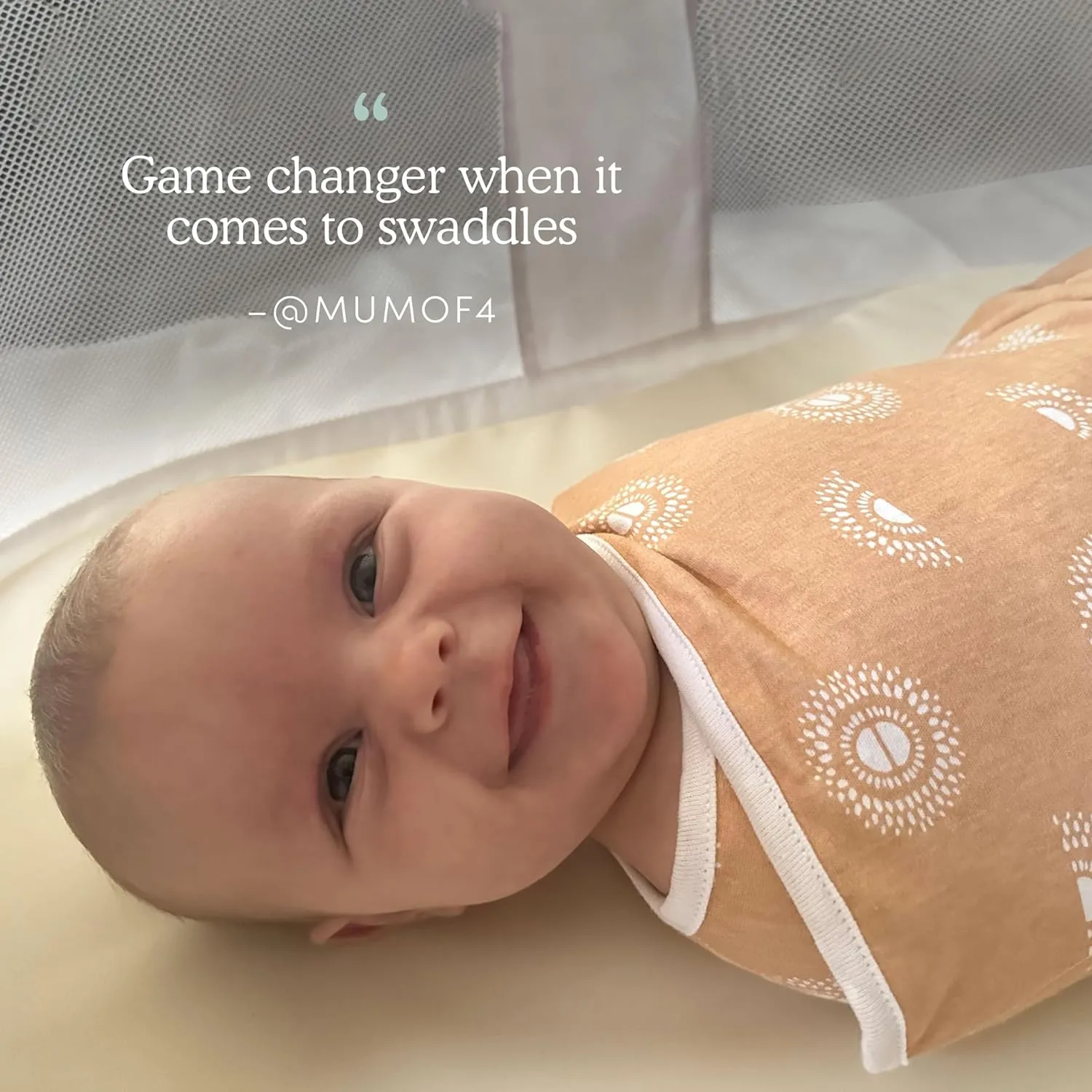 aden   anais Essentials Easy Swaddle Wrap Quick Change with Bottom Zipper, Snug Cotton Knit Baby Wrap Swaddle Blanket for Newborns, TOG 1.0, 3-Pack, Fairy Tale Flowers, 0-3 Months, Small/Medium
