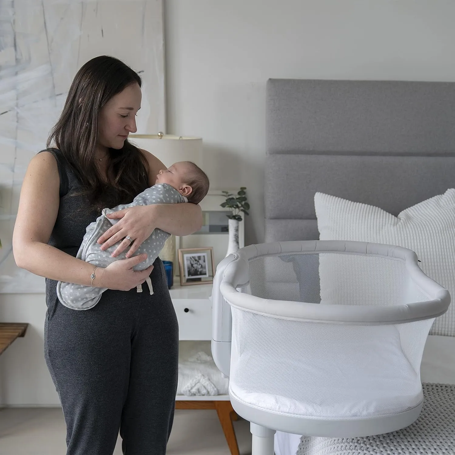 aden   anais Essentials Velboa Wrap Swaddle 3 Pack, Zipper Bottom for Quick Diaper Change, Newborn Cozy Swaddle Blanket for Safer Sleep, Adjustable, Hip Healthy, TOG 1.5, Grey Wild Prairie, 0-3 Months