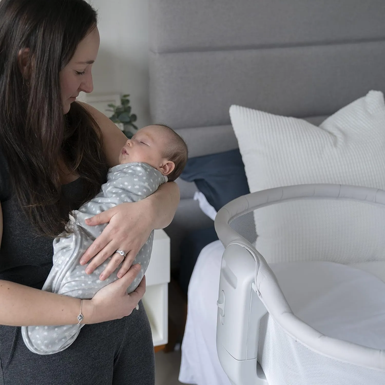 aden   anais Essentials Velboa Wrap Swaddle 3 Pack, Zipper Bottom for Quick Diaper Change, Newborn Cozy Swaddle Blanket for Safer Sleep, Adjustable, Hip Healthy, TOG 1.5, Grey Wild Prairie, 0-3 Months