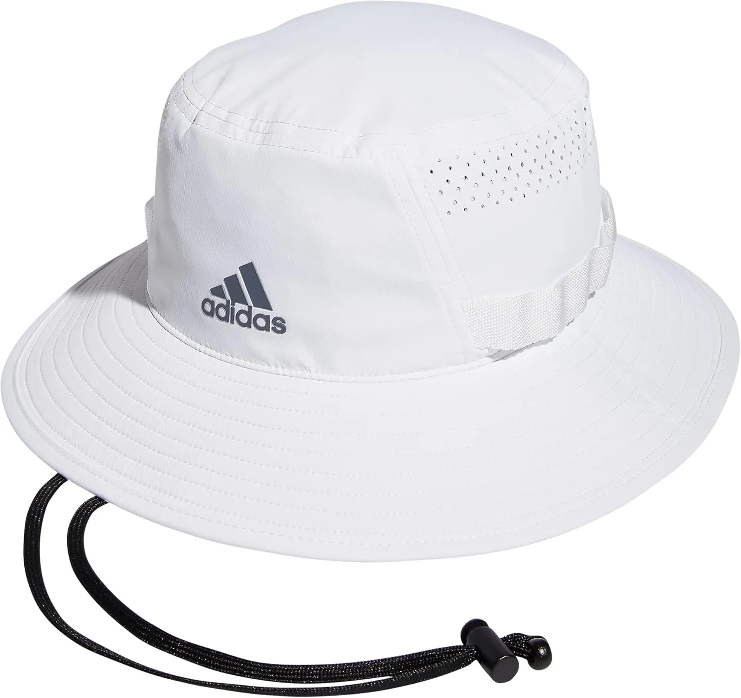 adidas Men's Victory Bucket Hat outdoors and sideline wide brim style for sun protection