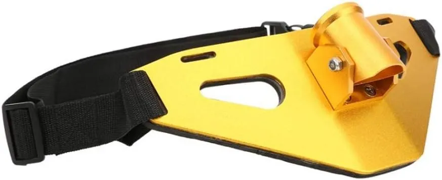 Adjustable Fish Rod Holder Aluminum Fishing Fighting Waist Belt Fishing Bracket
