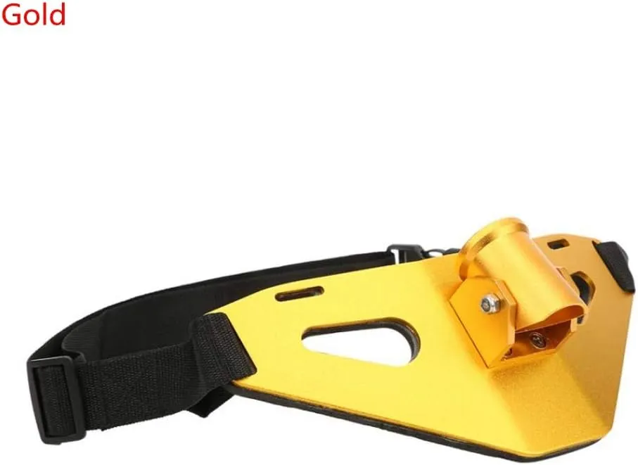 Adjustable Fish Rod Holder Aluminum Fishing Fighting Waist Belt Fishing Bracket