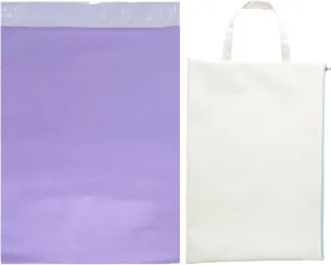 Adult Diaper Disposal,100 Pack Plastic Bags for Adult Diaper Disposal,Self-Adhesive Strips to Seal in Odours,Waterproof and Leak-Proof,Suitable for Elderly Nappy Care at Home and for Travel (Purple)