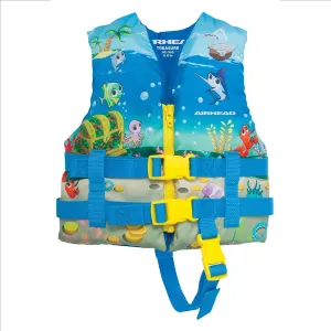 Airhead Treasure Infant and Child Life Vest, USCG Approved Infant 0-30lbs, Child 30-50lbs