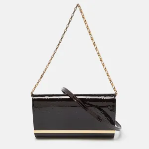 Amarante Monogram Vernis Ana Clutch Bag