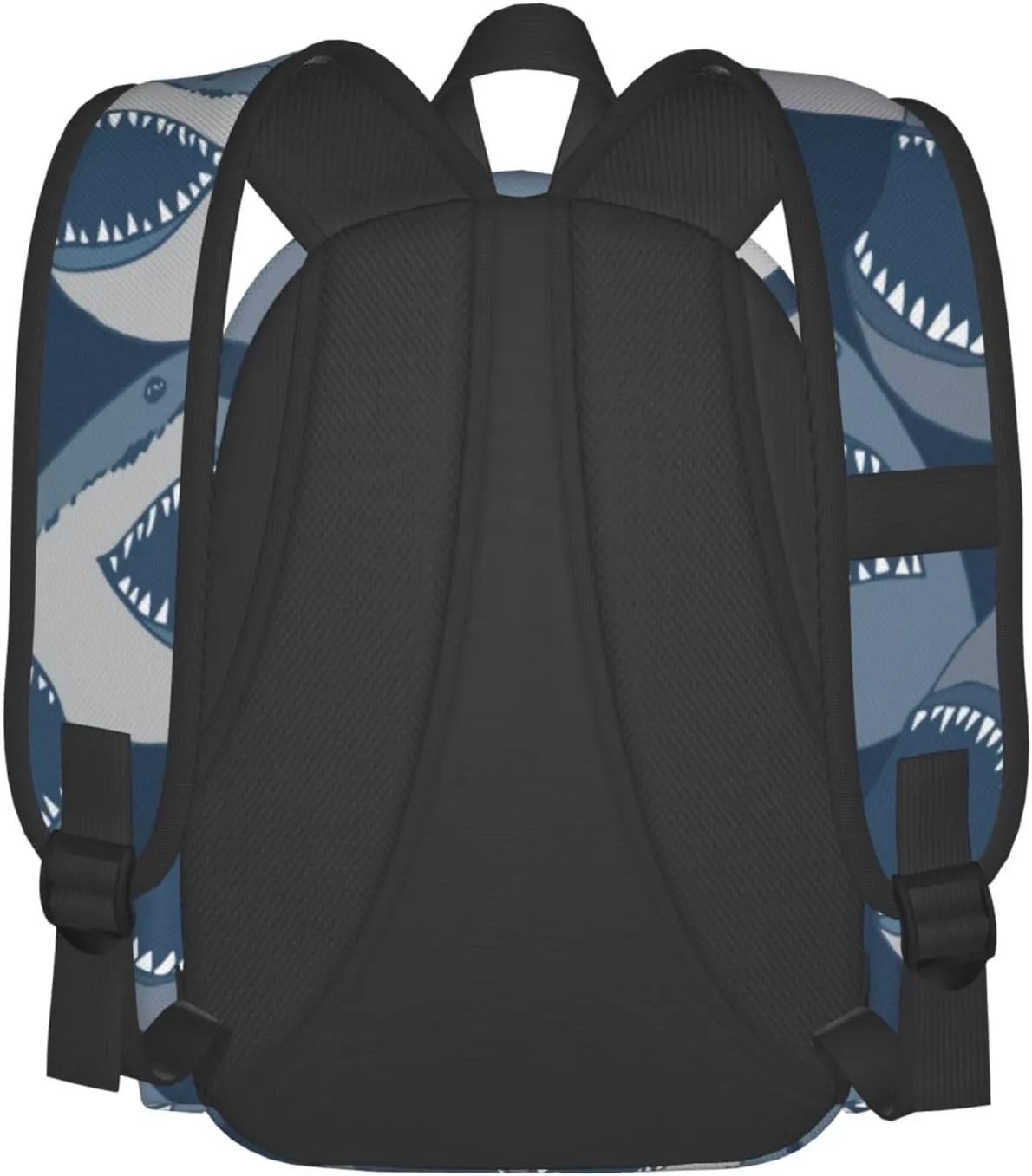Angry Sharks Sea Animal Laptop Backpack For Men Women, Lightweight Daypack Bookbag For Daily Commutes Business Travel Hiking