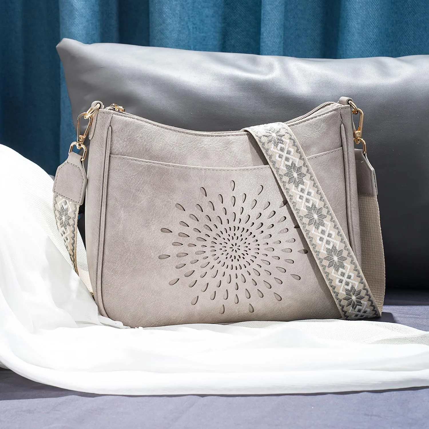 APHISON Hobo Bag for Women, Crossbody Bags for Women Trendy Bucket Purses and Shoulder Handbags with 2 Detachable Straps