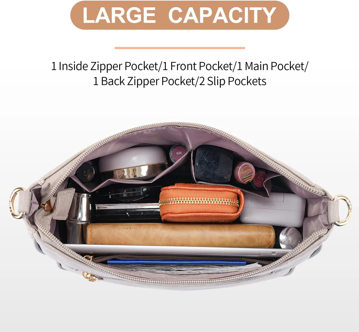 APHISON Hobo Bag for Women, Crossbody Bags for Women Trendy Bucket Purses and Shoulder Handbags with 2 Detachable Straps