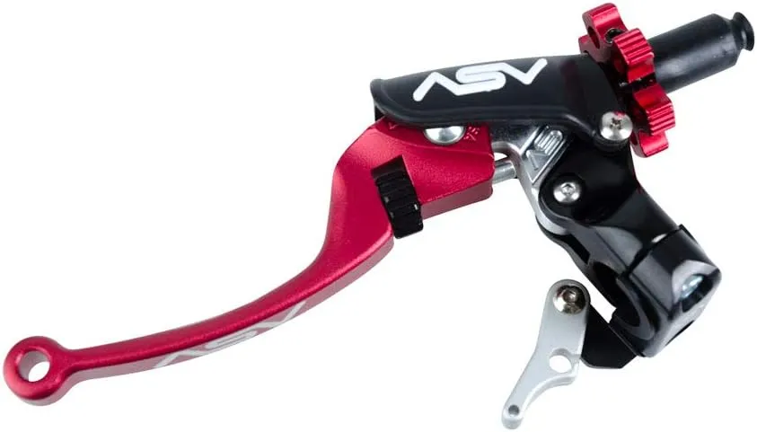 ASV C6 Series Pro Clutch Lever With Hot Start Red for Suzuki RMZ450 2005-2007