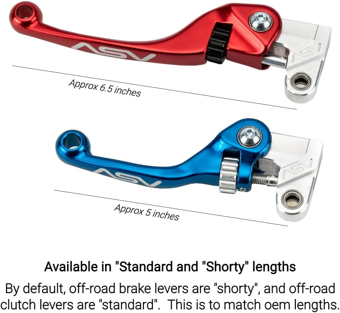 ASV Unbreakable F4 Clutch and Brake Lever Pack # BC F41704 - Orange