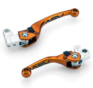 ASV Unbreakable F4 Clutch and Brake Lever Pack # BC F41704 - Orange