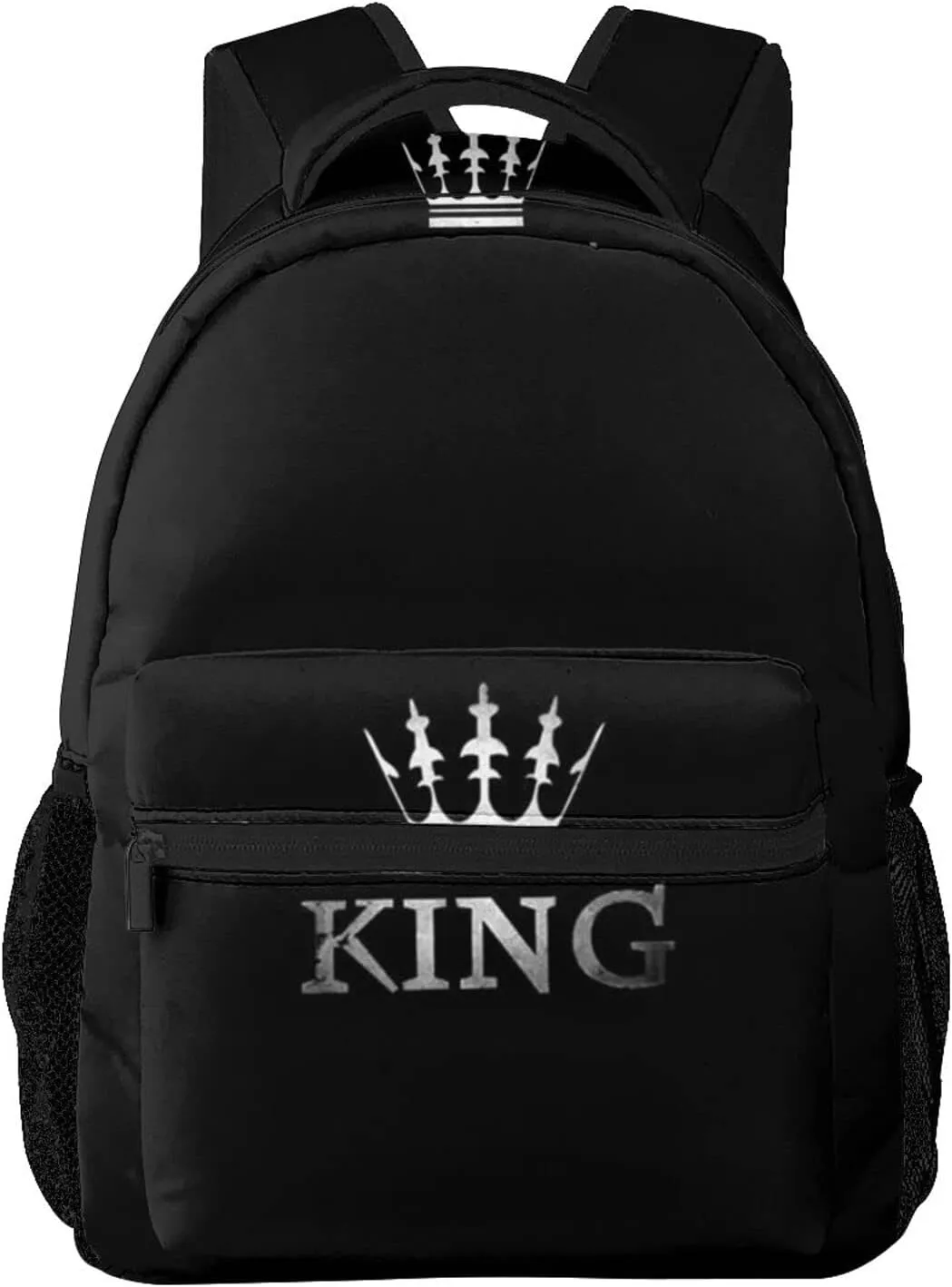 ASYG King Backpack Men Laptop Backpack Lion Tablet Travel Picnic Bag Lion Travel Bag