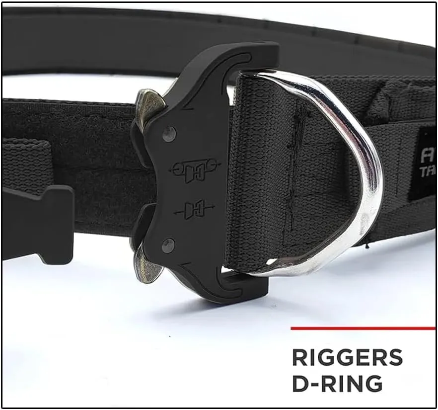 AYIN TACTICAL Quick Release Rigger MOLLE Belt - 1.5 inch Inner & 2 inch Outer Range Tactical Heavy Duty