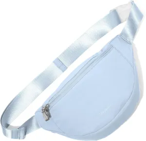 Baggallini Style Swift Belt Bag Sling Bag - Lightweight 12"x7" Crossbody Bag Fanny Pack Belt w/RFID and Adjustable Strap